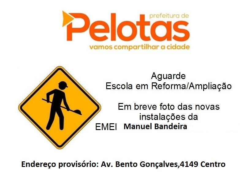 Foto da E.M.E.I. Manuel Bandeira